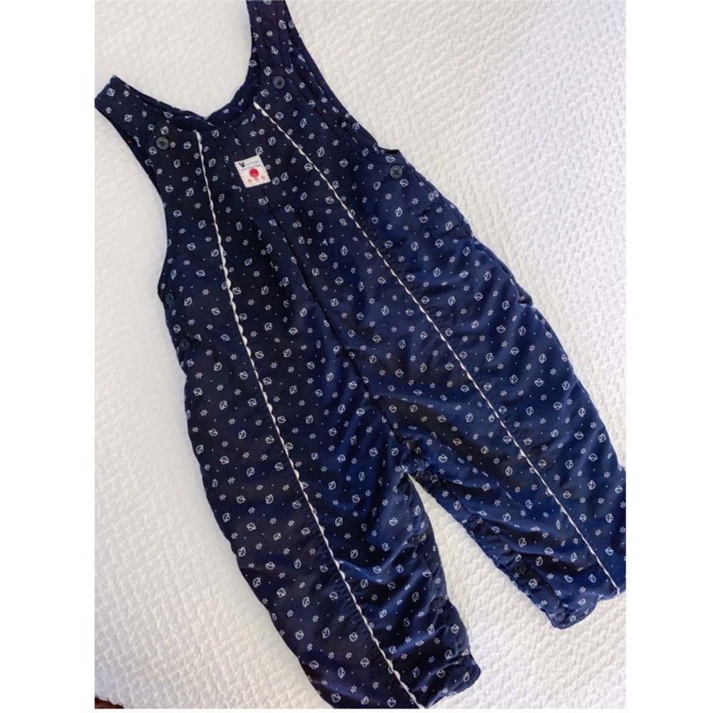 Coverall Mushroom Print Jumpsuit, Boho baby chic!